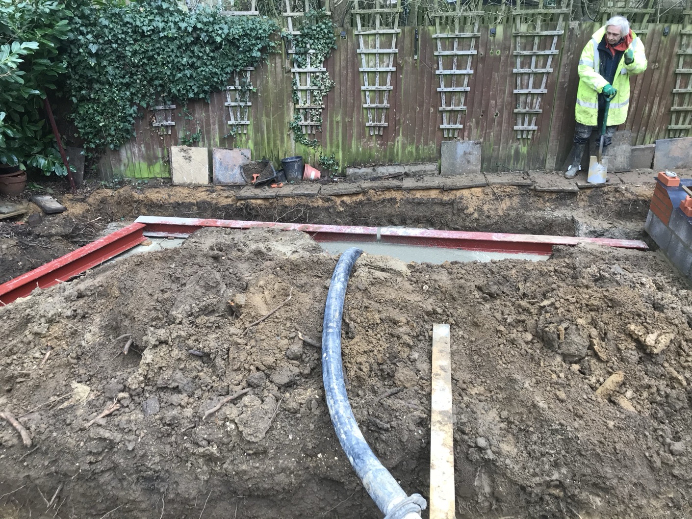 Back Extension with Patio in Milton Keynes