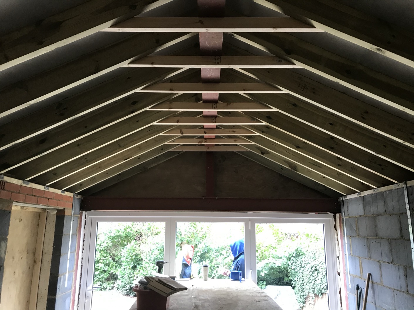 Back Extension with Patio in Milton Keynes