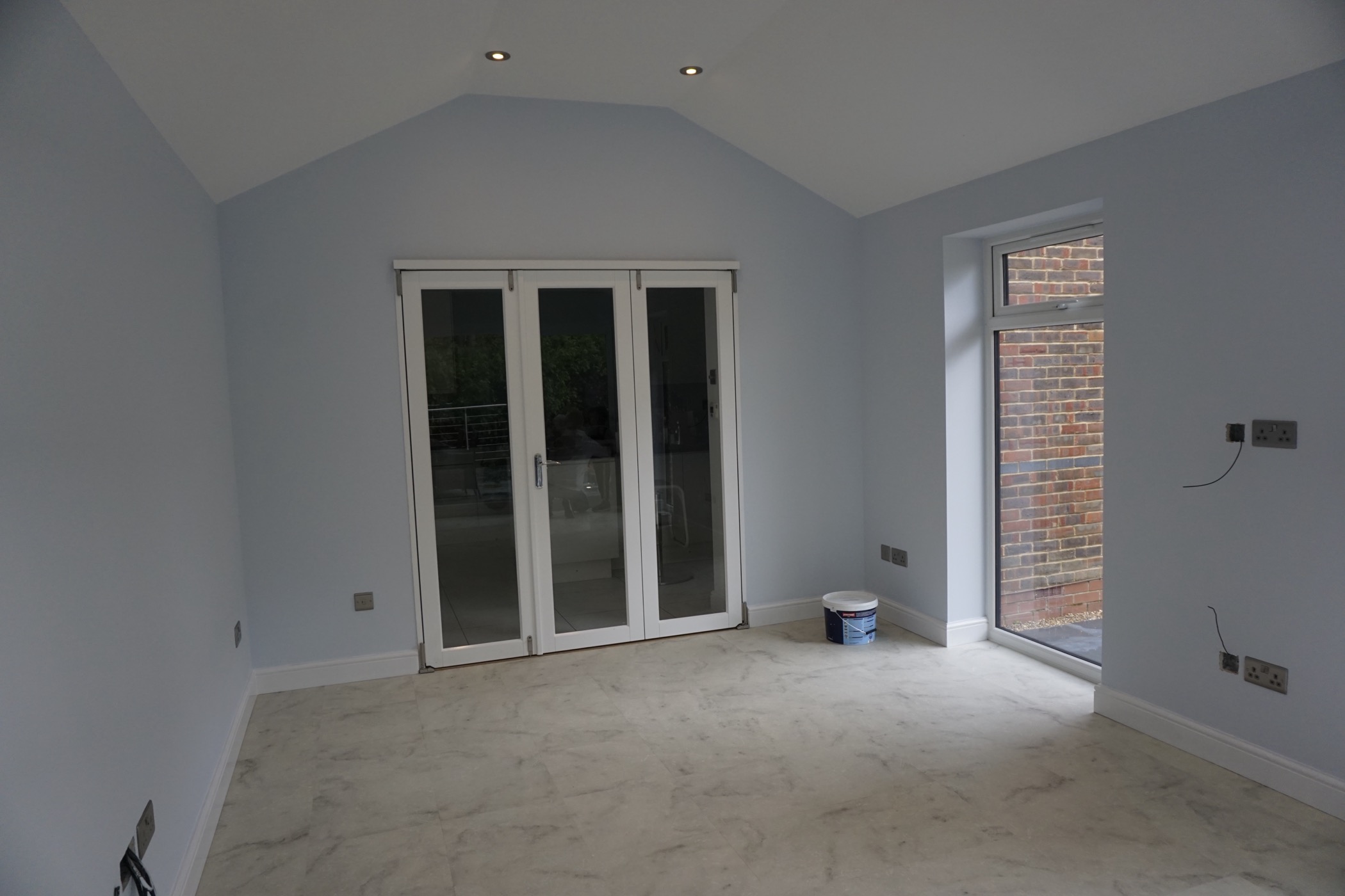 Back Extension with Patio in Milton Keynes