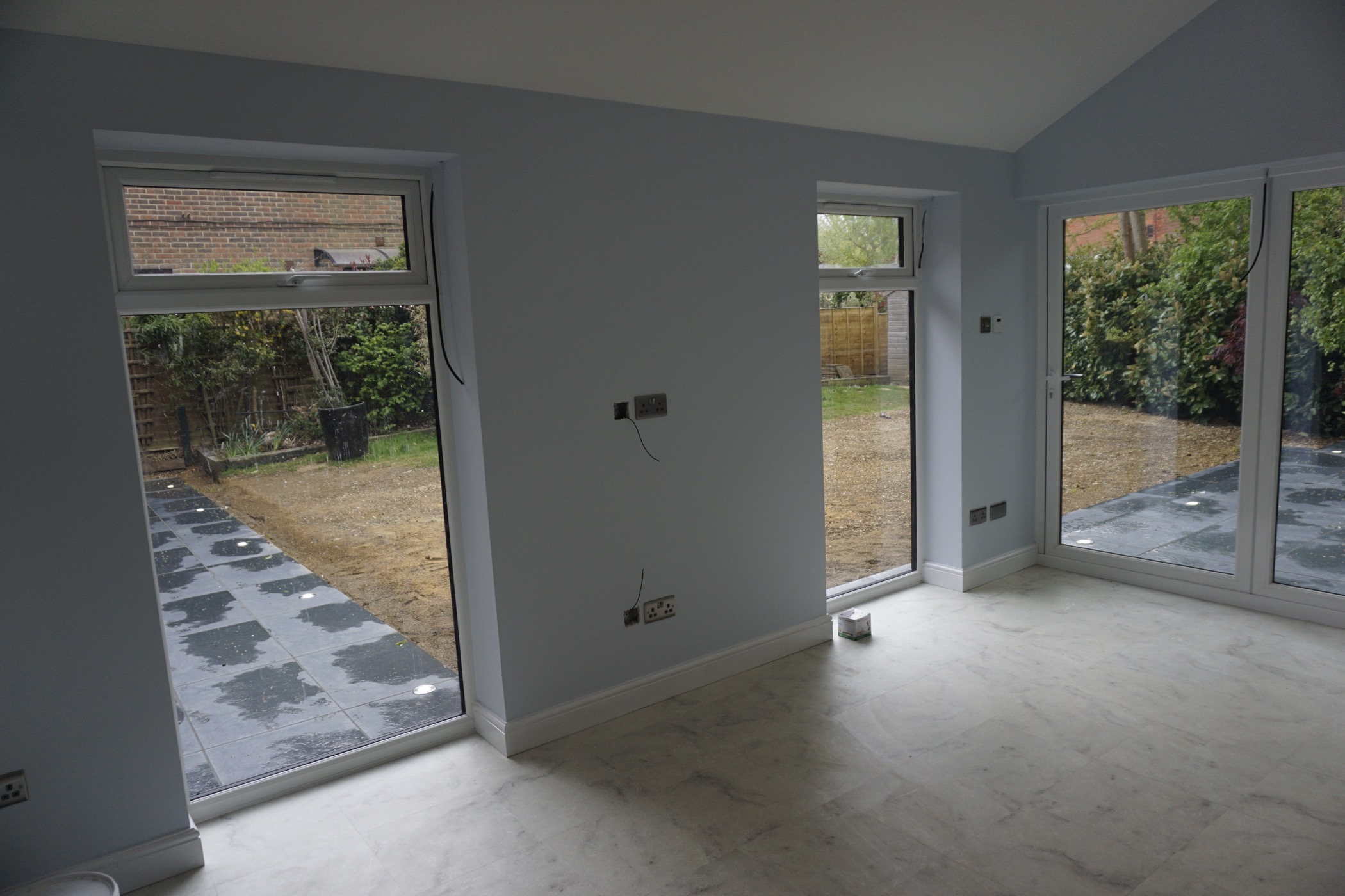 Back Extension with Patio in Milton Keynes