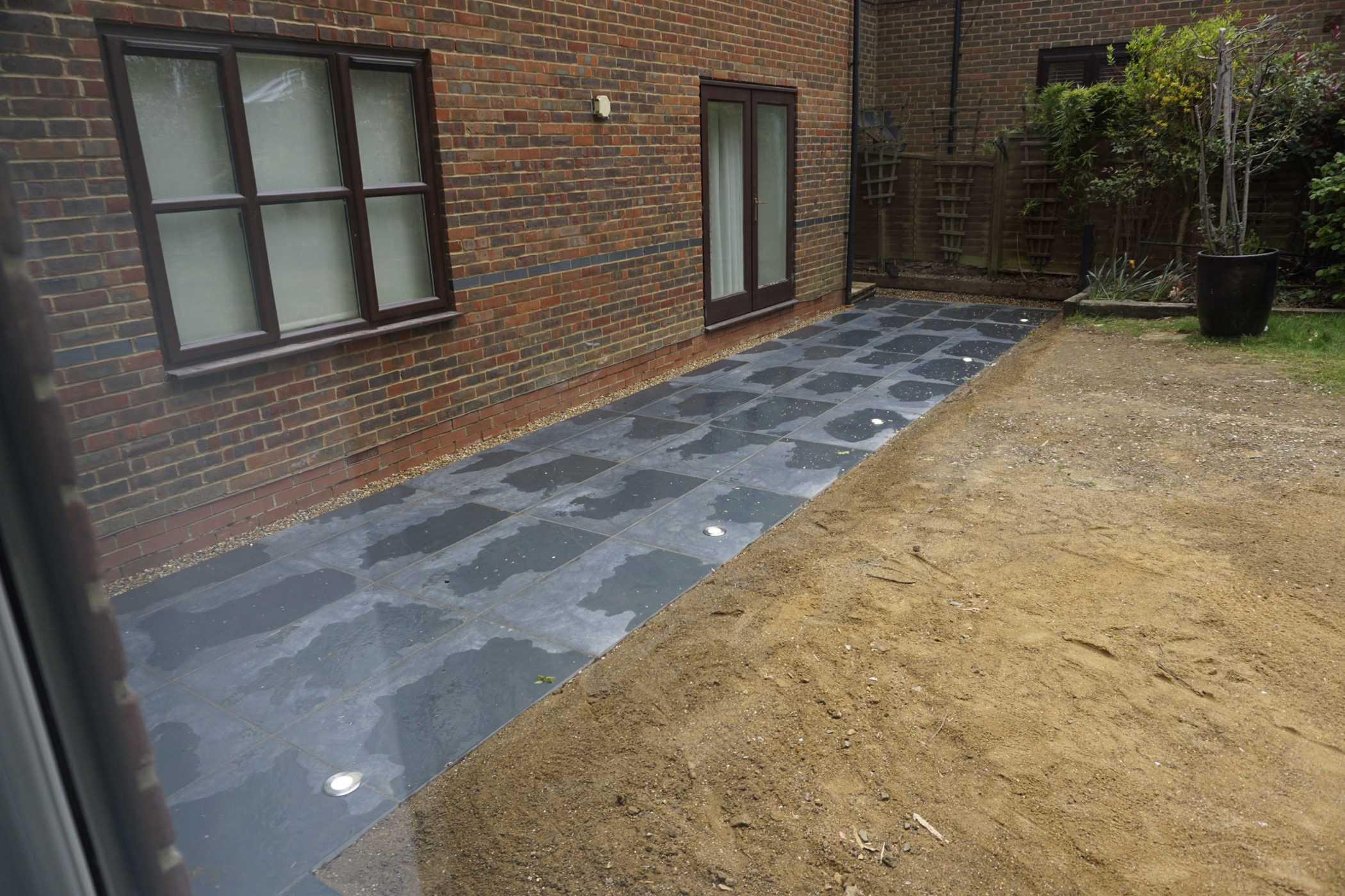 Back Extension with Patio in Milton Keynes