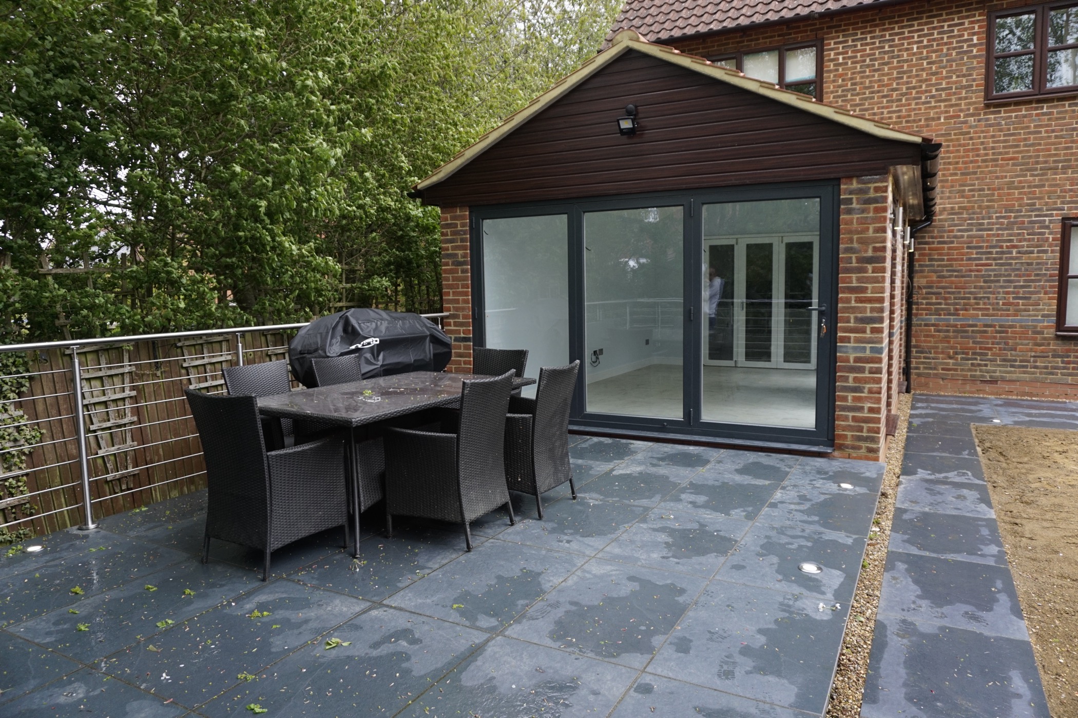 Back Extension with Patio in Milton Keynes