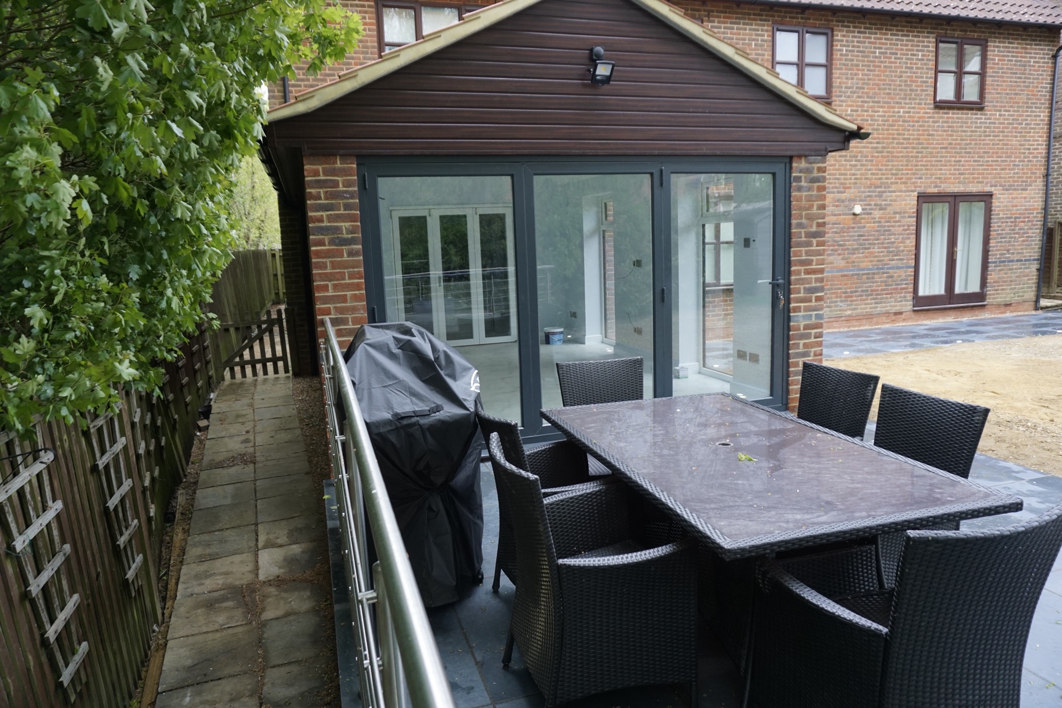 Back Extension with Patio in Milton Keynes
