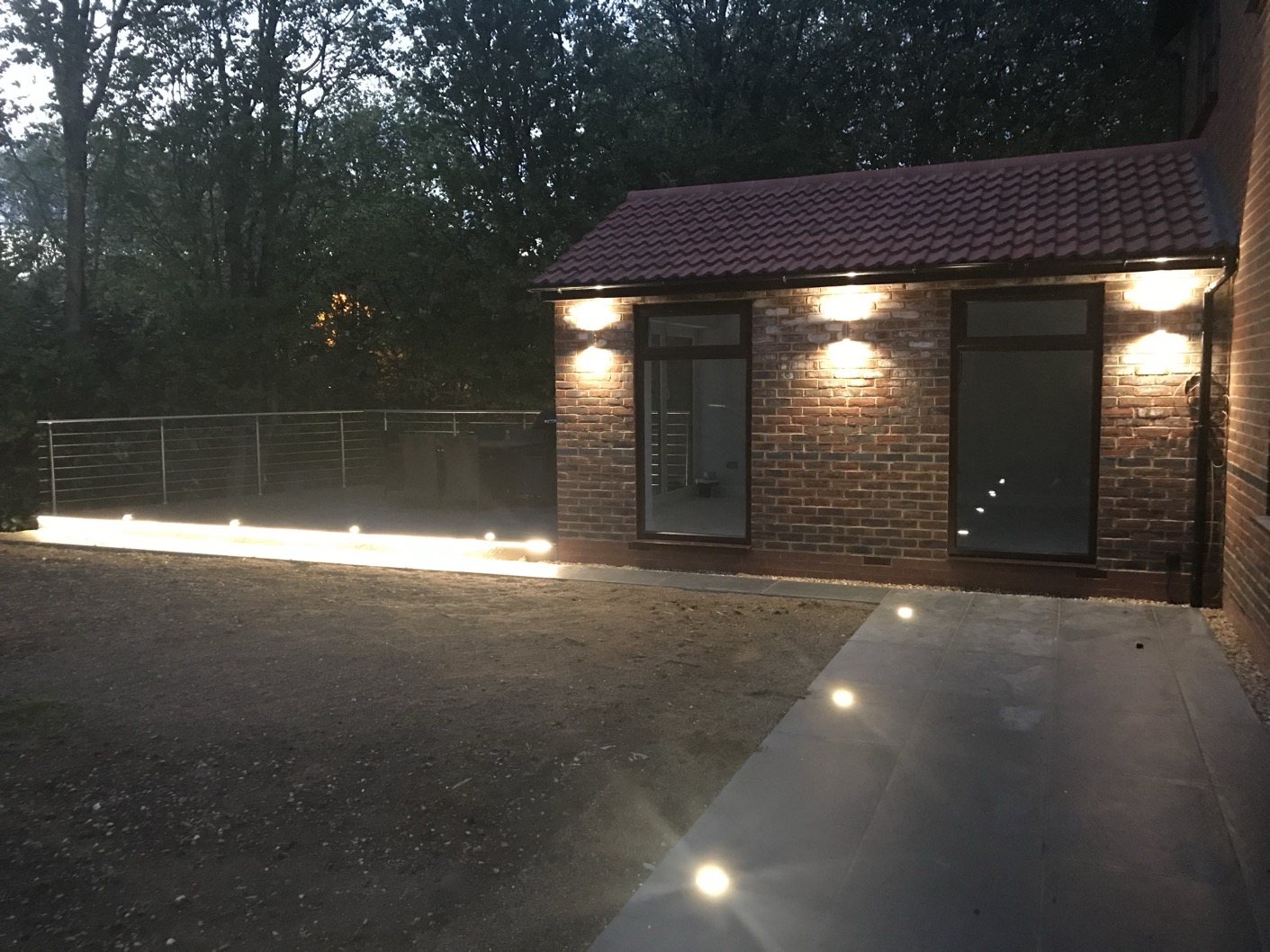 Back Extension with Patio in Milton Keynes