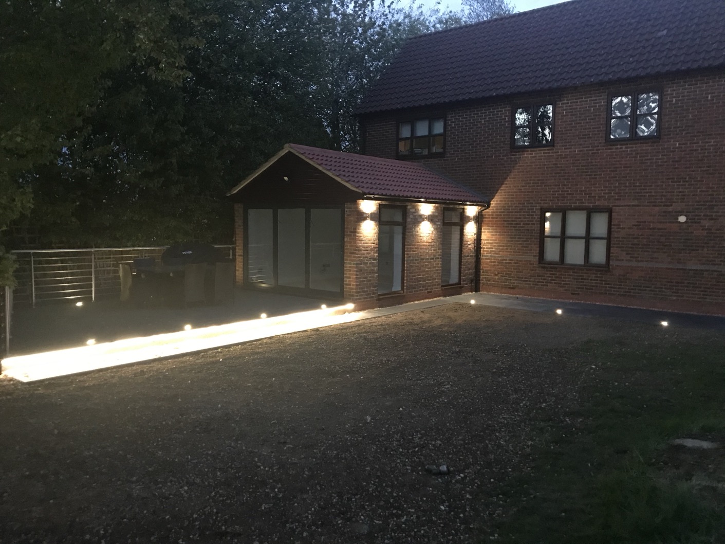 Back Extension with Patio in Milton Keynes