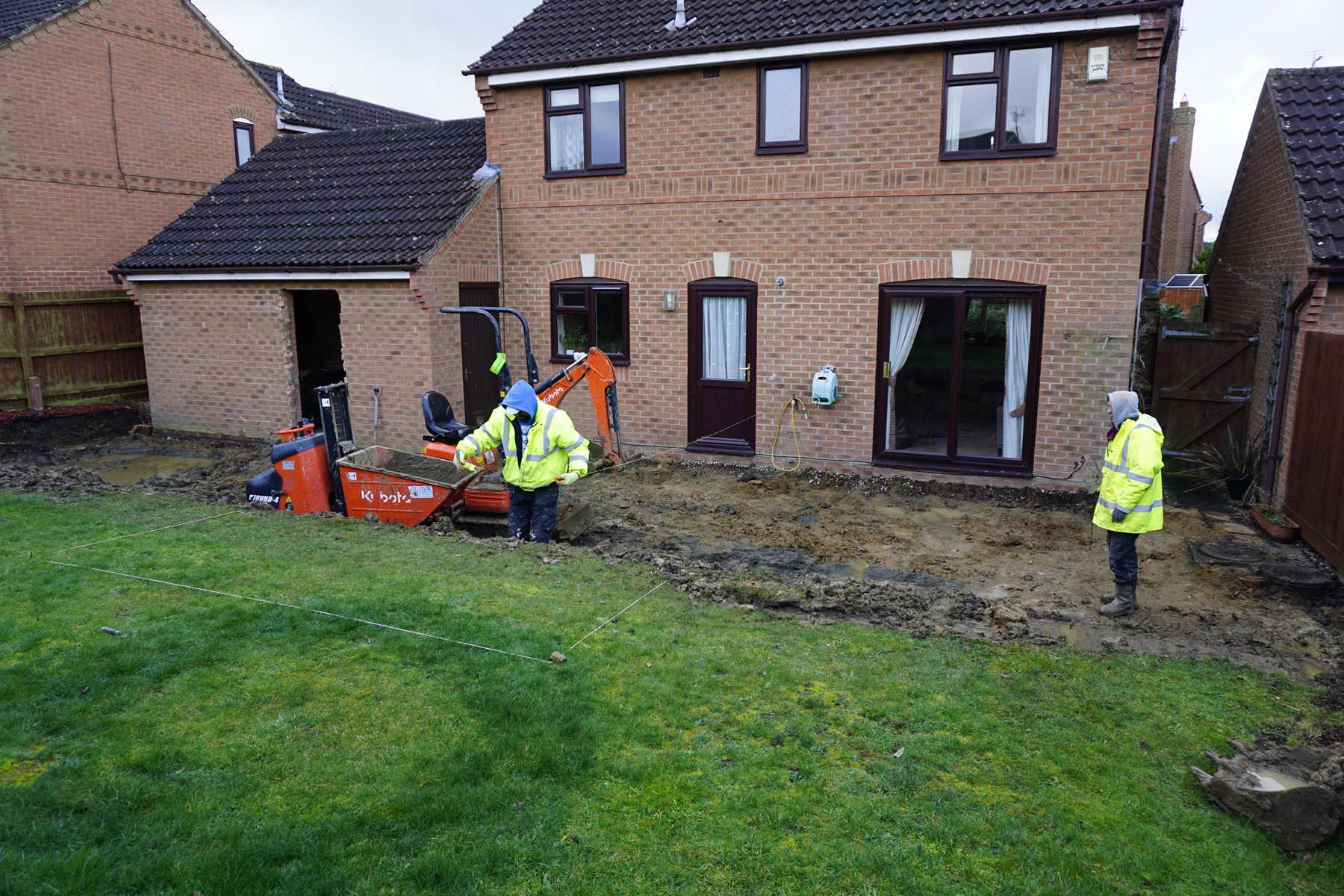 Single Storey Back House Extension Old Farm Park