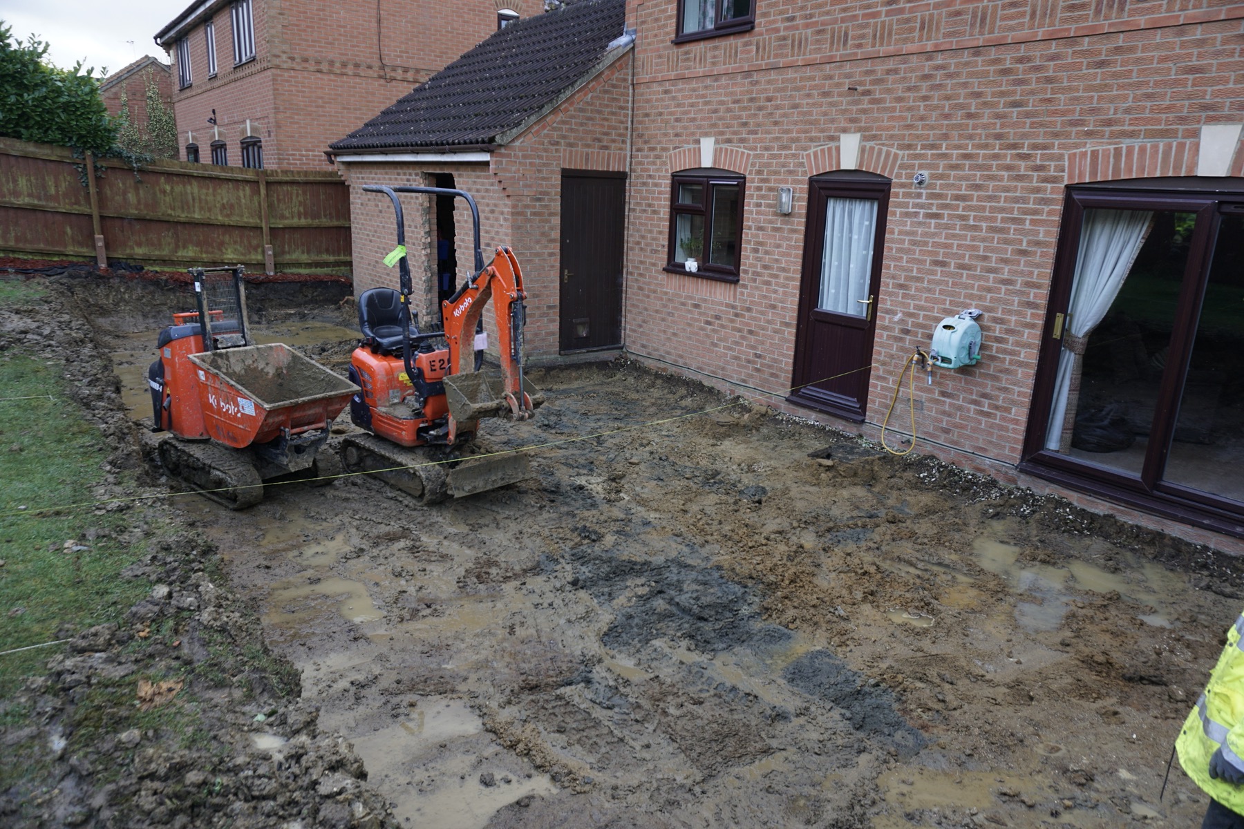Single Storey Back House Extension Old Farm Park