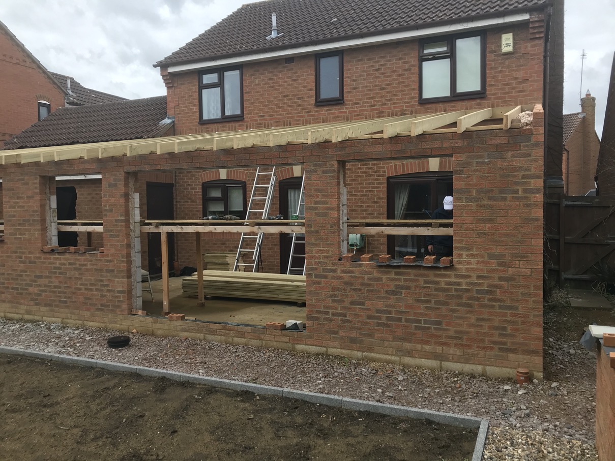 Single Storey Back House Extension Old Farm Park