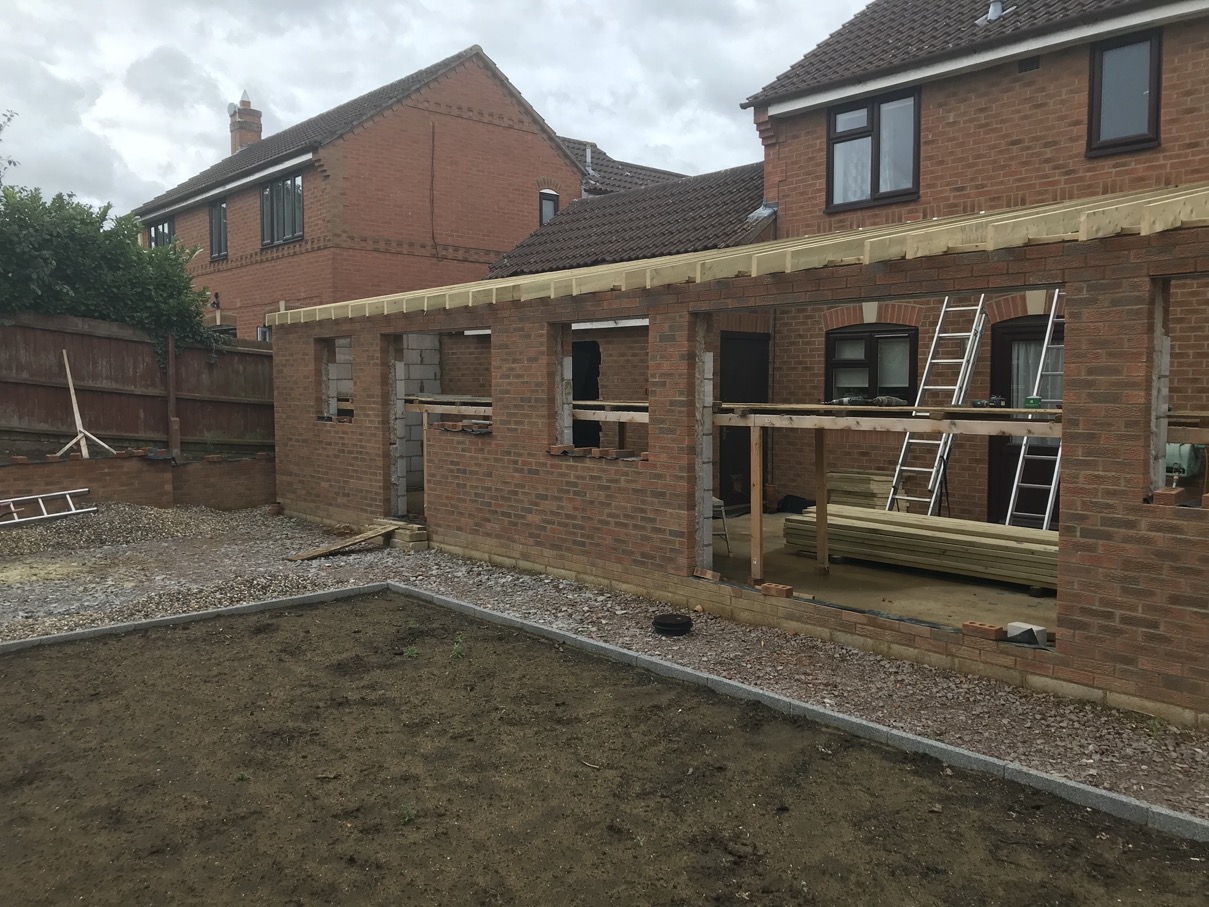 Single Storey Back House Extension Old Farm Park