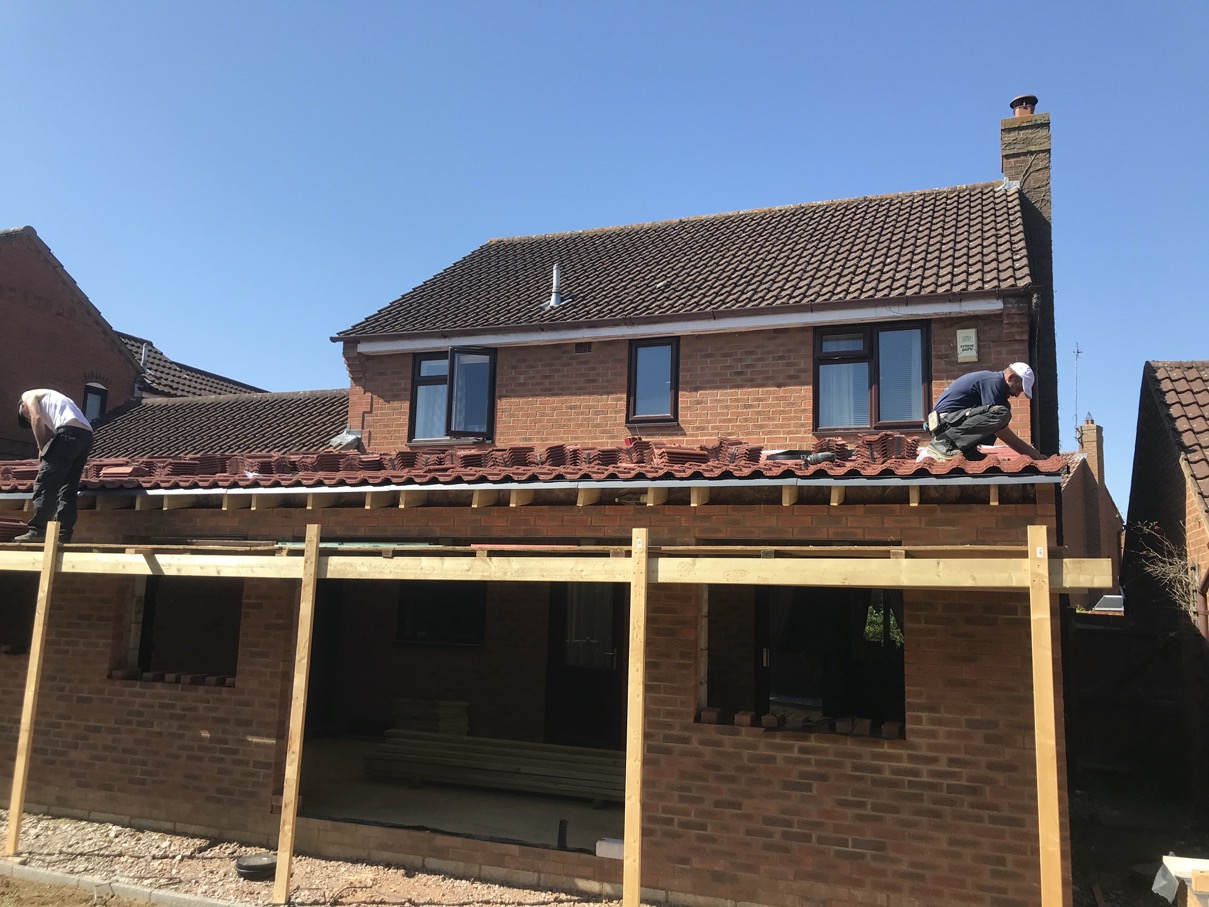 Single Storey Back House Extension Old Farm Park