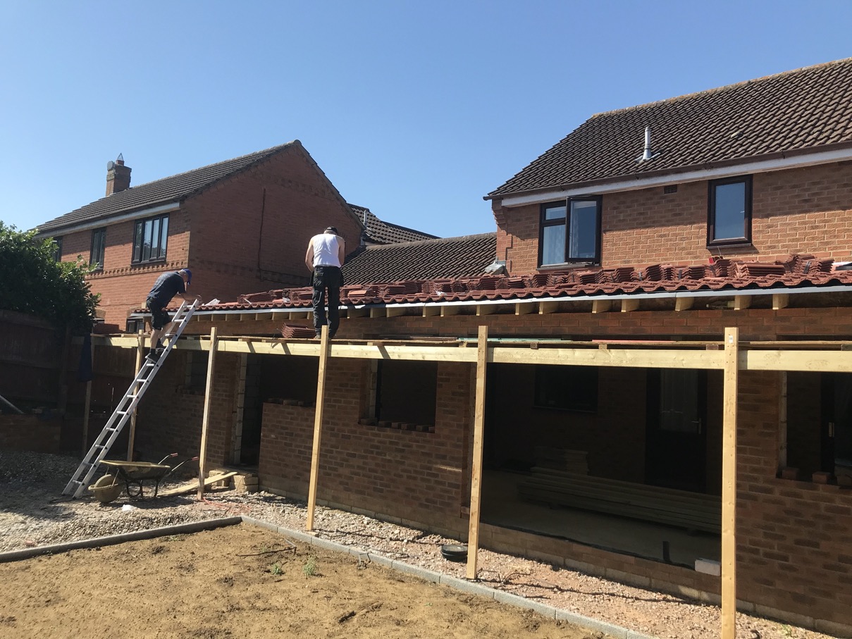 Single Storey Back House Extension Old Farm Park