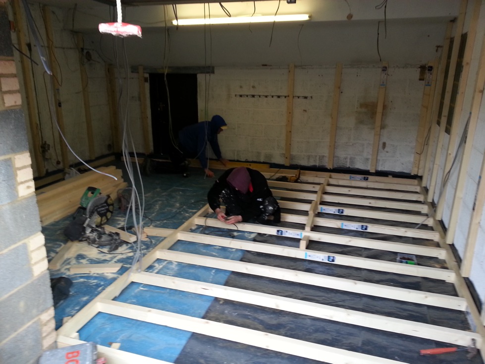 Double Garage Conversion in Fishermead