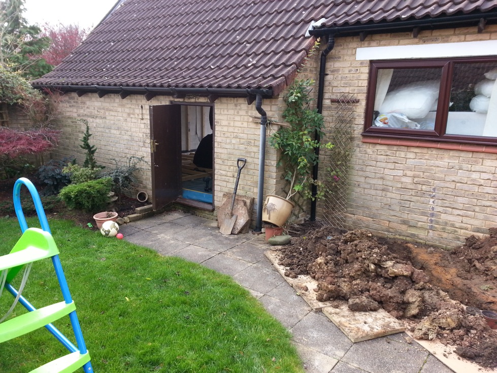 Double Garage Conversion in Fishermead