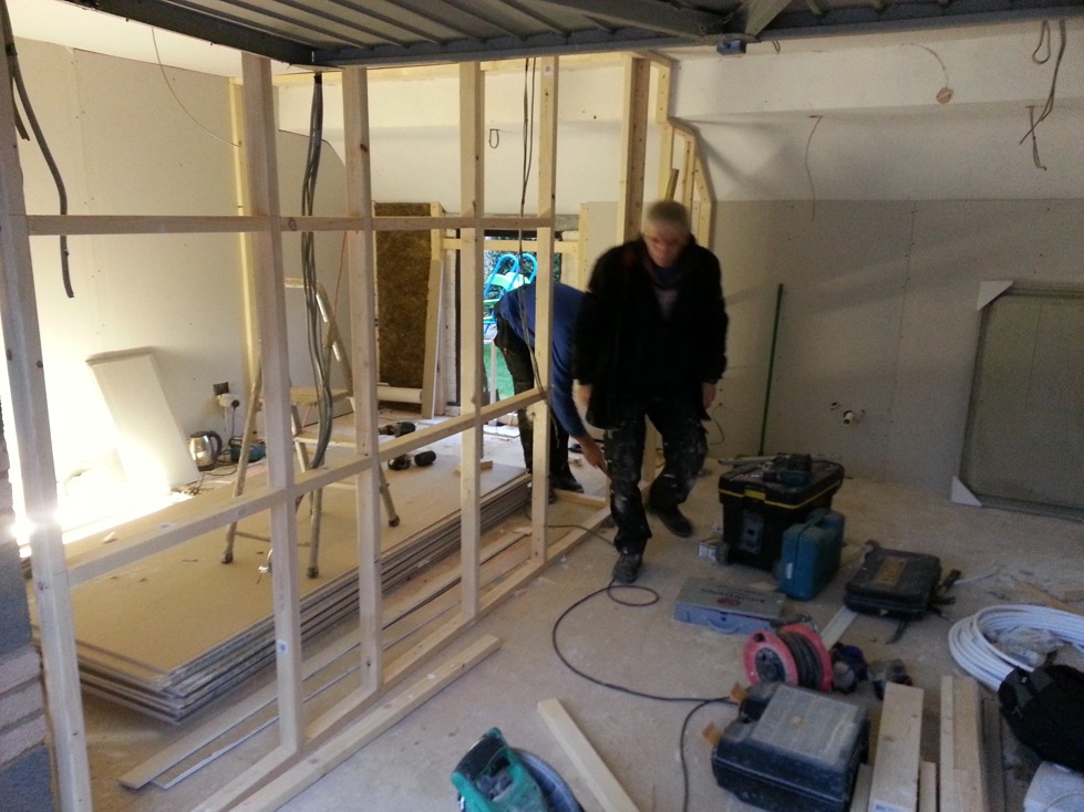 Double Garage Conversion in Fishermead