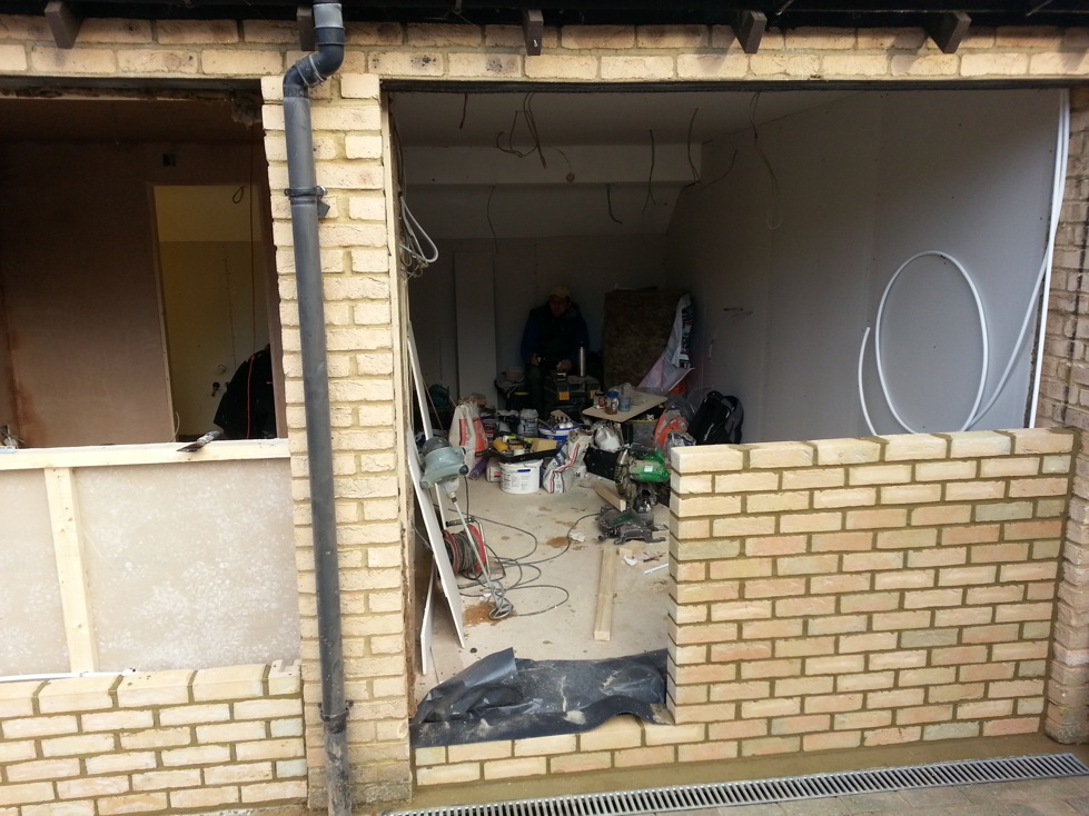 Double Garage Conversion in Fishermead