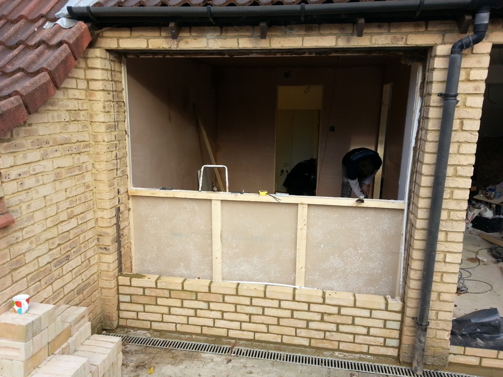 Double Garage Conversion in Fishermead