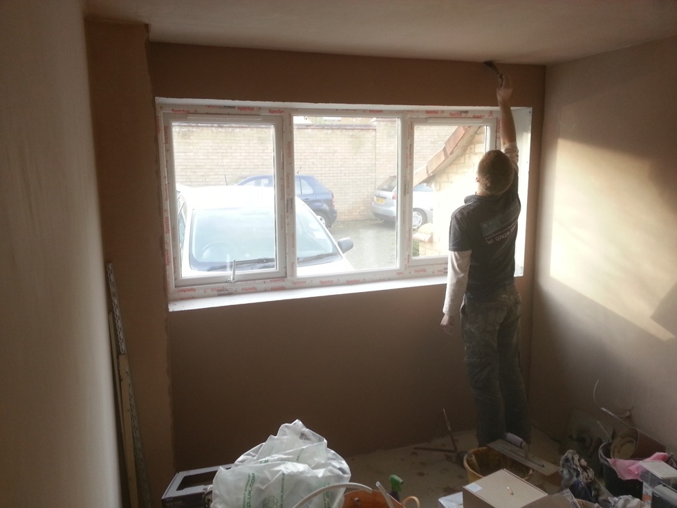 Double Garage Conversion in Fishermead