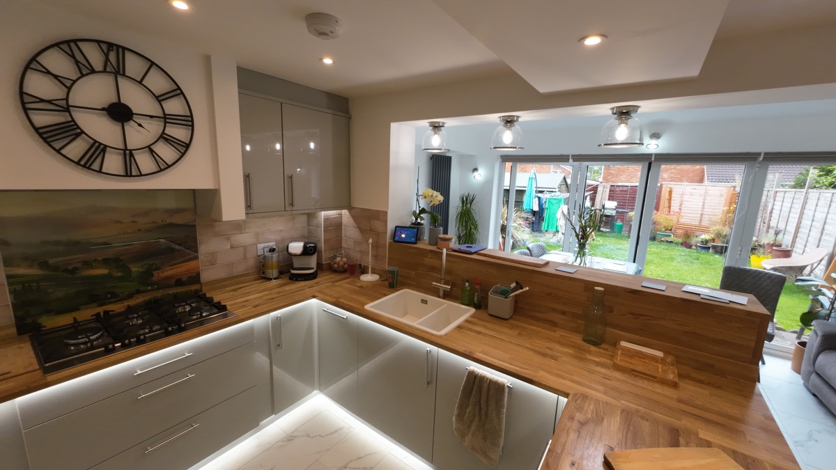 Kitchen renovation and RSJ installations in Bletchley