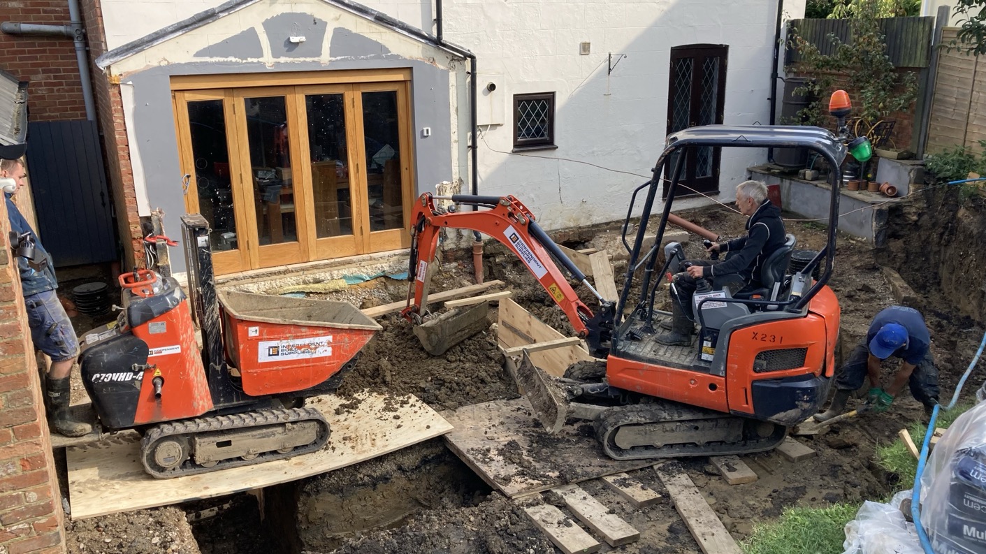 Single Storey rear extension in Whaddon
