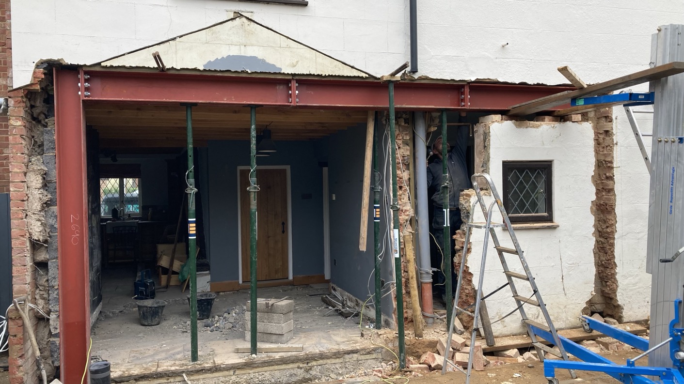 Single Storey rear extension in Whaddon