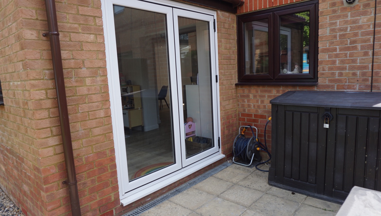 Rear single storey extension in Emerson Valley and Garage conversion