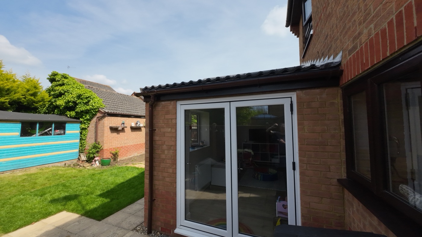 Rear single storey extension in Emerson Valley and Garage conversion