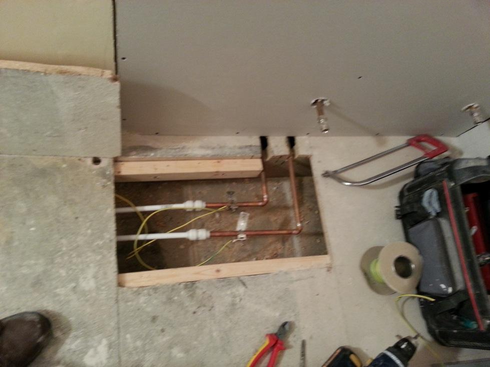 Master bathroom renovation in Peartree Bridge