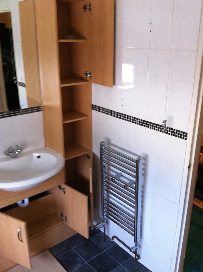 En-suite renovation in Bletchley