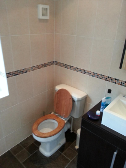 En-suite renovation in Bletchley