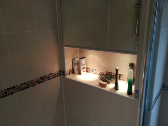 En-suite renovation in Bletchley