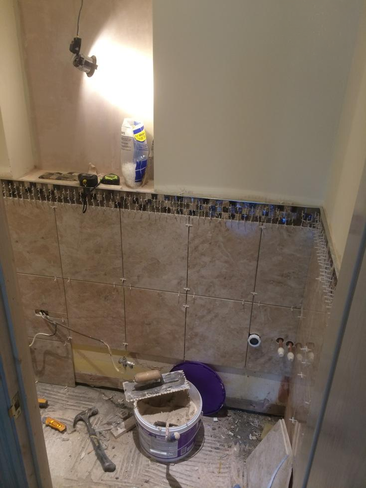 Cloakroom renovation in Furzton