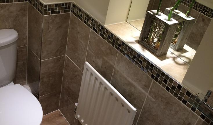 Cloakroom renovation in Furzton