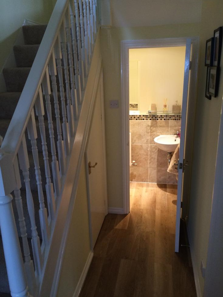 Cloakroom renovation in Furzton