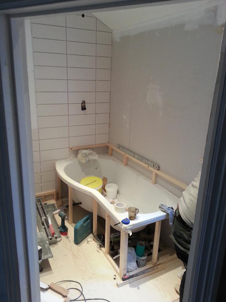 Master bathroom renovation in Wolverton