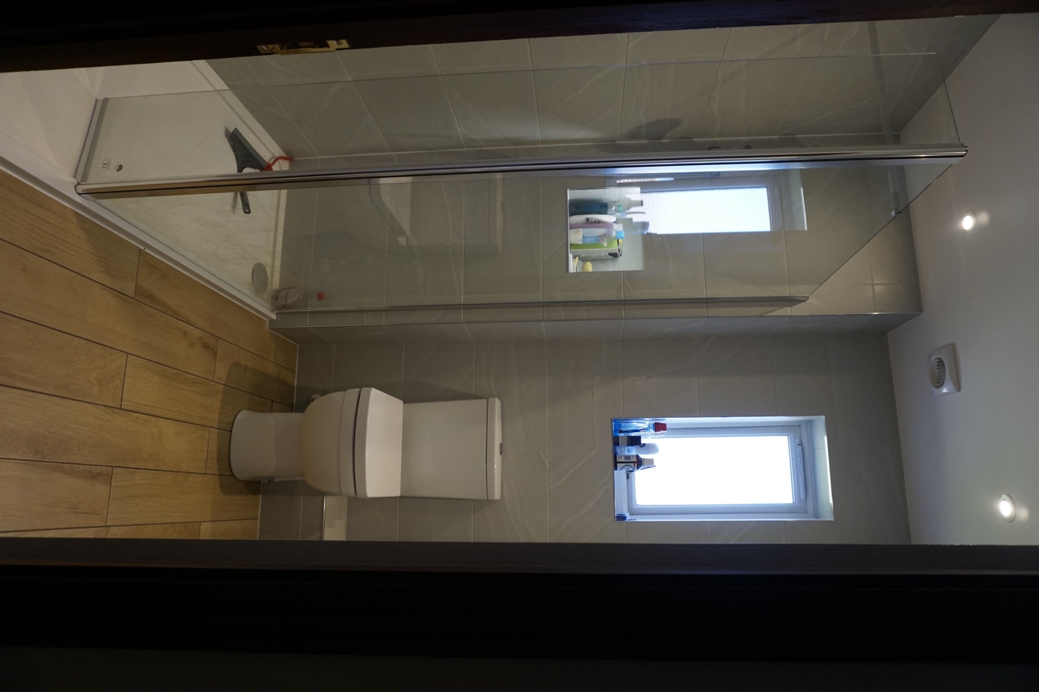 En-suite installation as a part of garage conversion