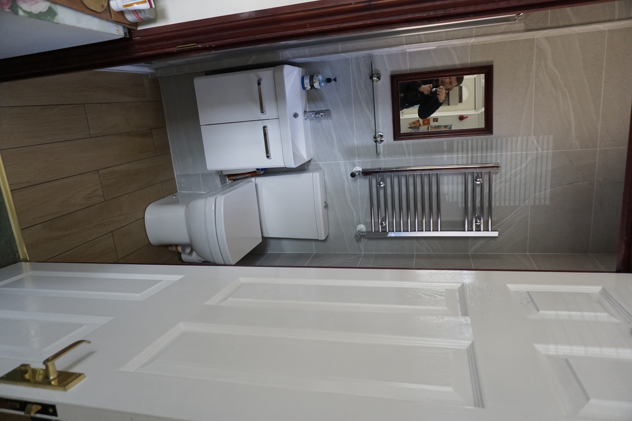 En-suite installation as a part of garage conversion