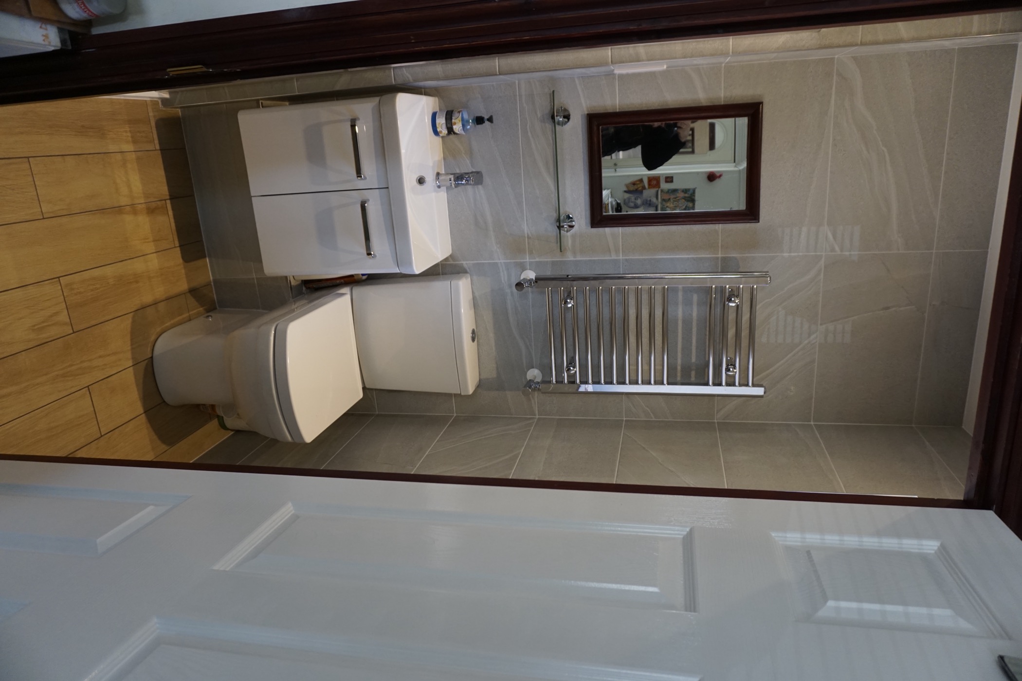 En-suite installation as a part of garage conversion