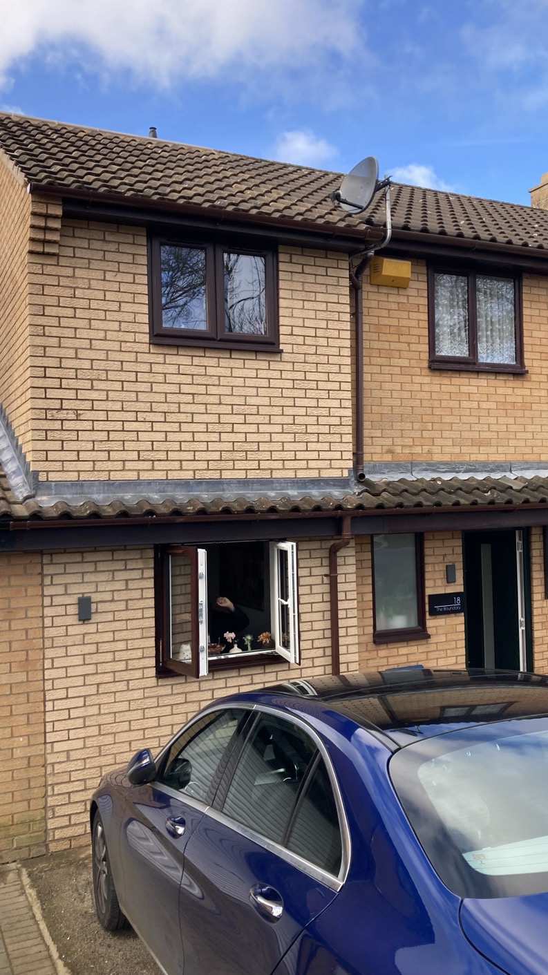 Building extension above the garage and at the rear in Oldbrook