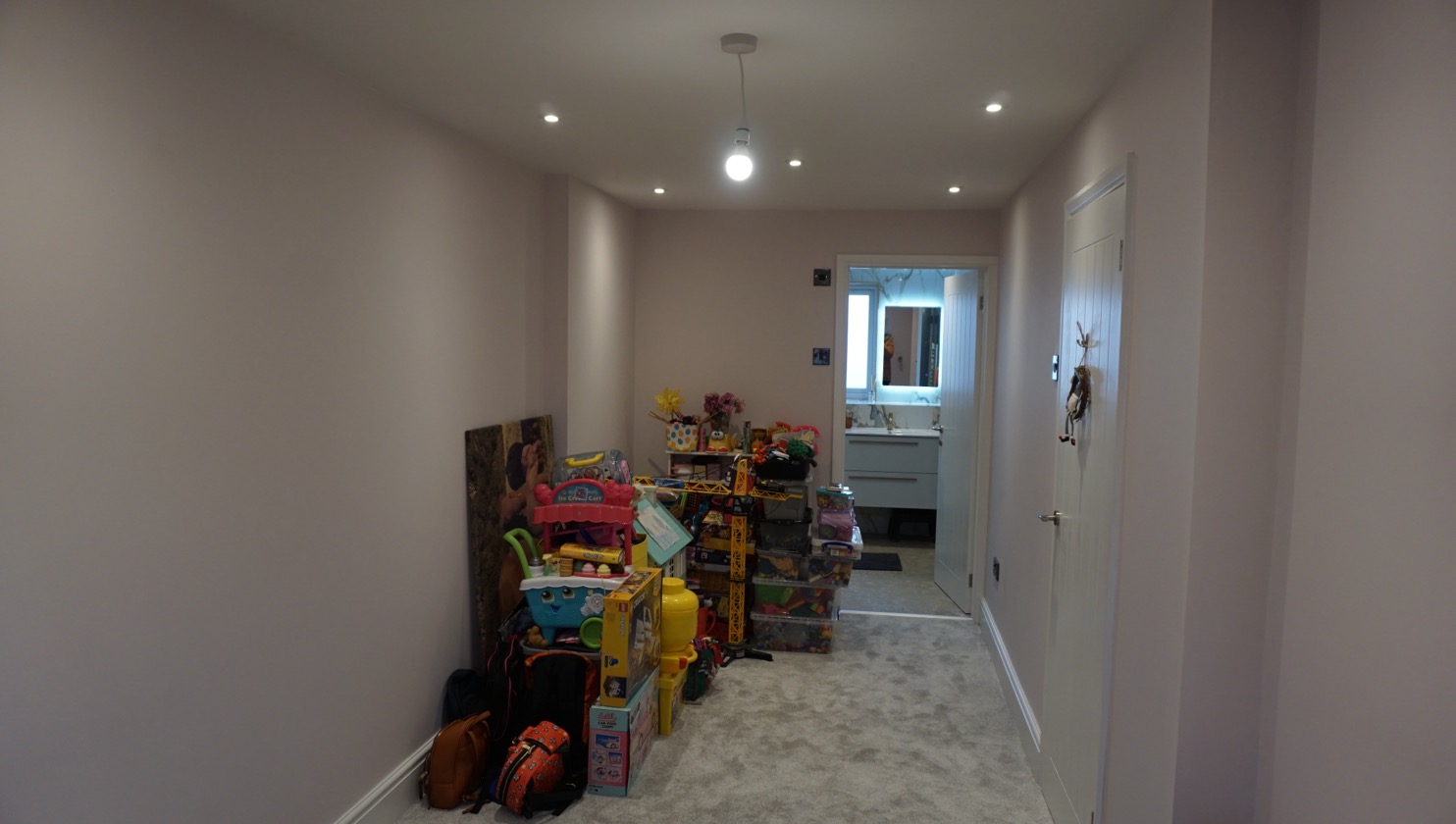 Building extension above the garage and at the rear in Oldbrook