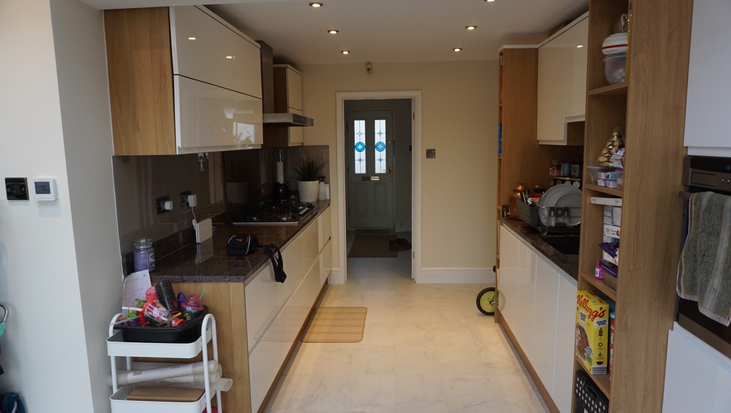 Building extension above the garage and at the rear in Oldbrook
